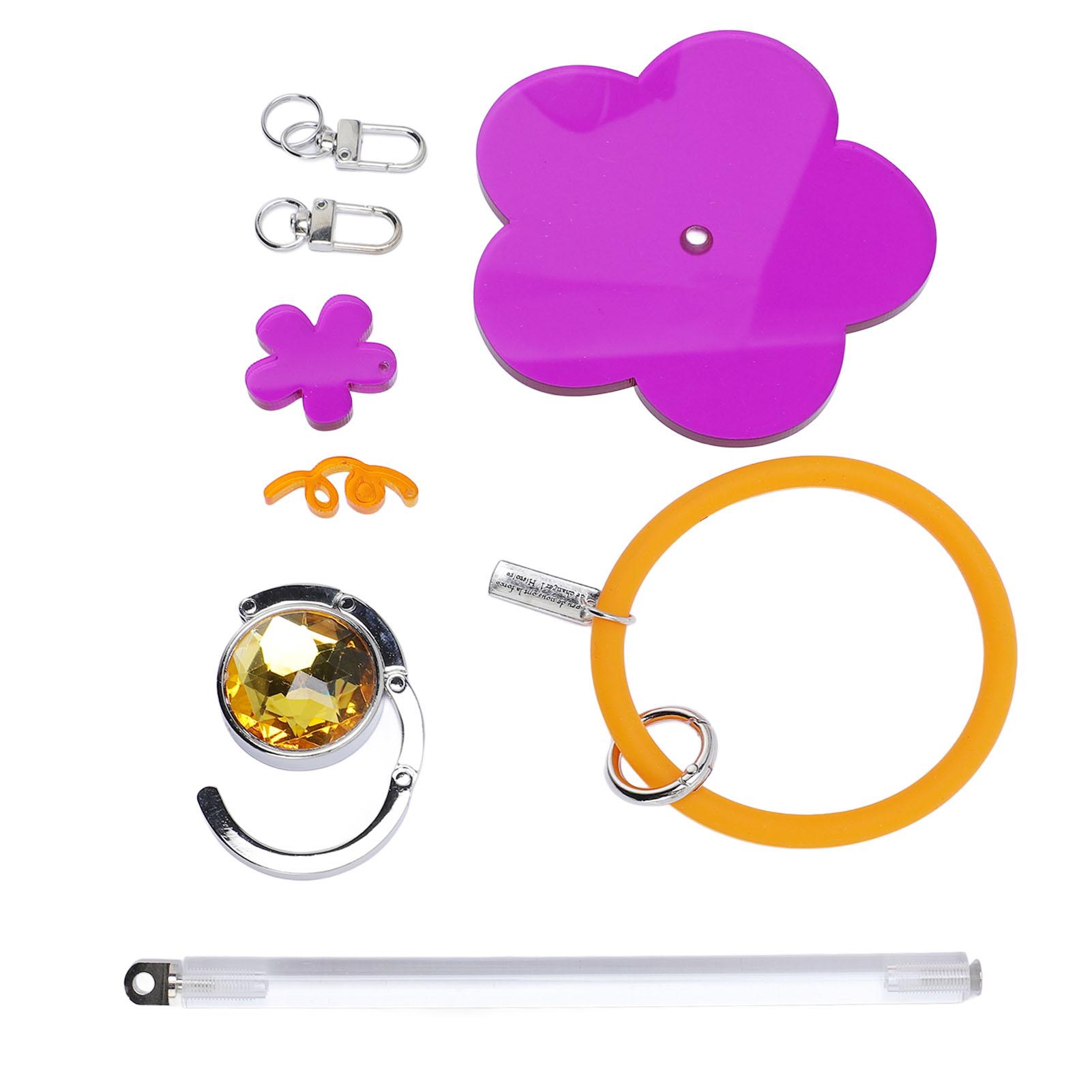Yarn Ball Winder Hand Operated Rotating Yarn Winder with Wrist Ring Holder for Knitting Desktop Clamp Orange оранжевый