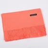 Two-Life Women's Solid Color Imitation Cashmere Scarf - Korean Style, Two-Way Shawl & Neck Gaiter for Autumn/Winter.