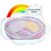Gradient 5-Ply Medium Thick Baby Velvet Yarn for Crochet and Knitting