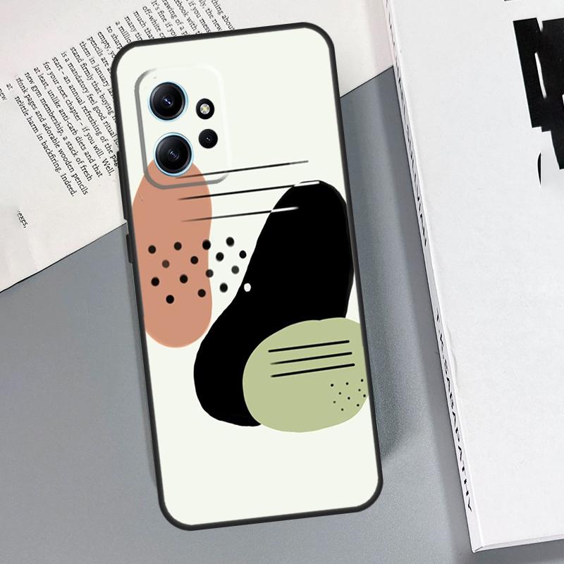 Polka Dots Lines Abstract Art Case For Xiaomi Redmi Note 13 11 10 12 14 15 Pro Plus Cover For Redmi 15 15C 14C 10C 13C 12C