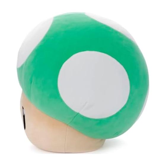 TAKARATOMY A.R.T.S Super Mario Mocchi-Mocchi-GameStyle 1UP Mushroom Plush Toy Height Approx. 35cm