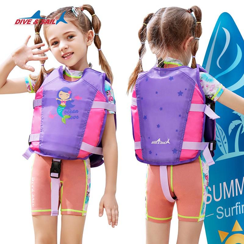 Kids Life Vest Swimming Training River Rafting Buoyancy Aid With Chloroprene EPE Foam S M L