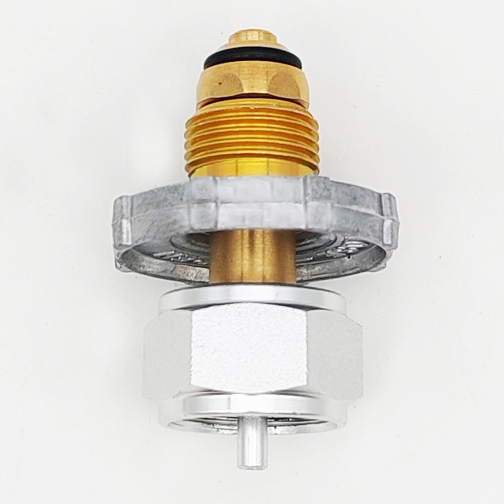 Gas Stove Connector Tank Head Adapter Portable Propane Tank Adapter Copper Camping Bottle Propane Transfer Nozzle for BBQ Picnic