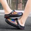 Männer Frauen Sandale Atmungsaktive Luftpolster Clogs Strand Flip Flops Schuhe Flache Hausschuhe