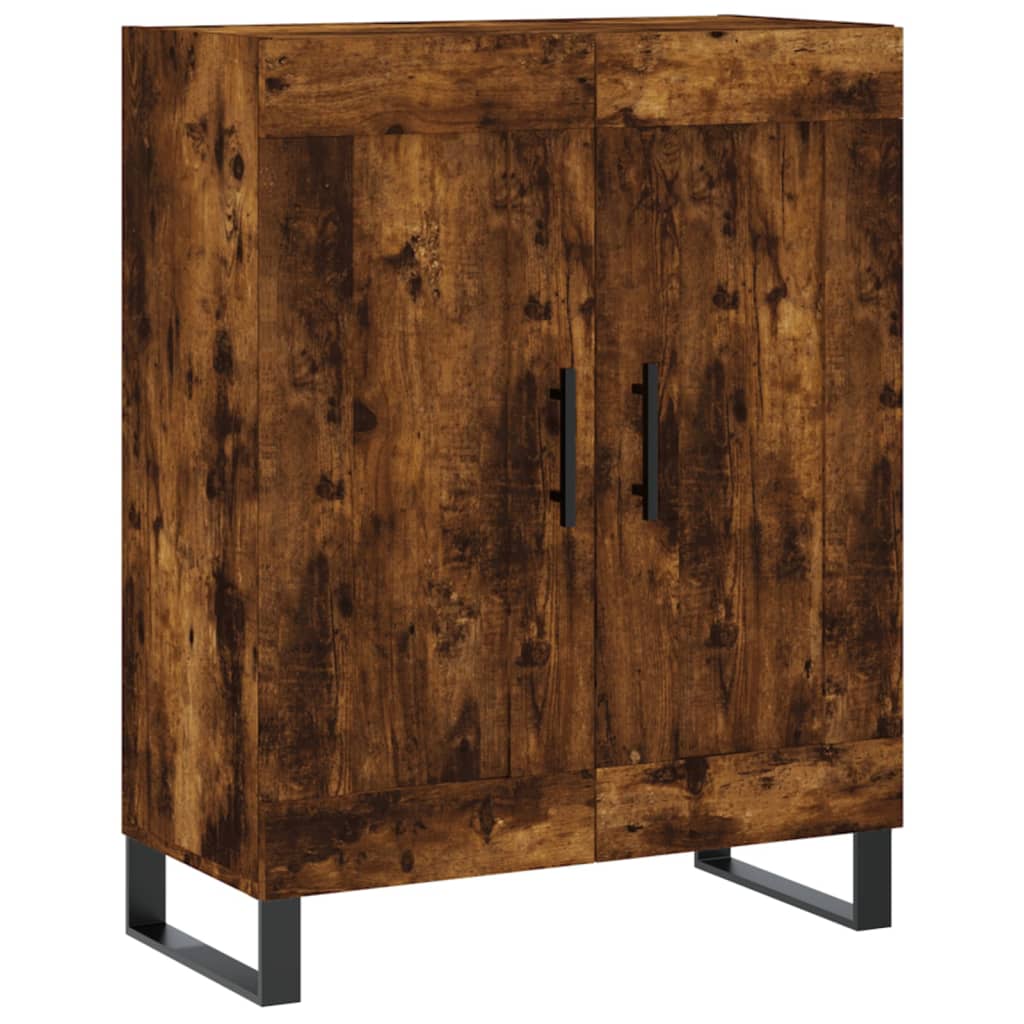 Sideboard Smoked Oak 69.5 X 34 X 90 Cm Wood Based Panel