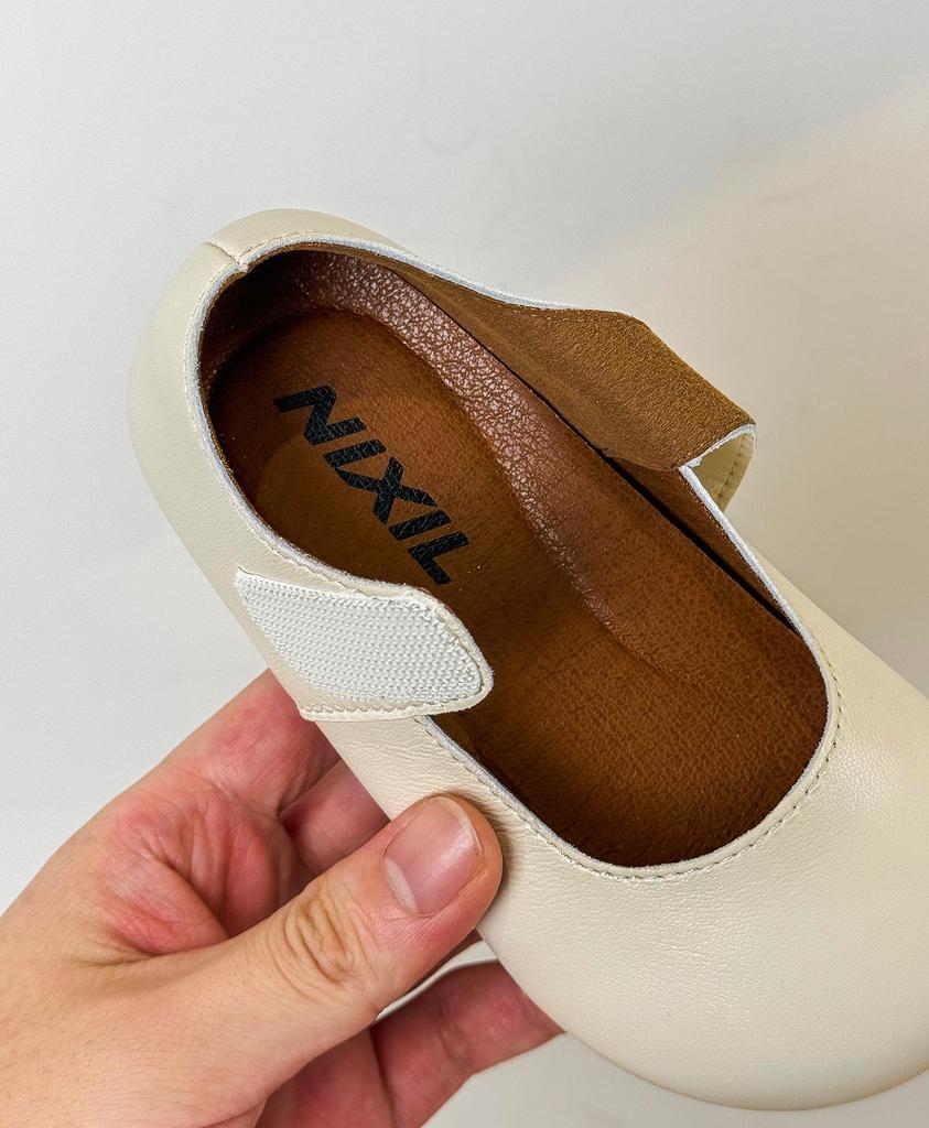 Frühling 2026 Koreanischer Stil Leder Prinzessin Ballerinas für Mädchen - Weich, Rutschfest, Flaches Design