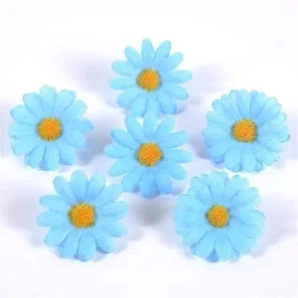 10/50/100PCS Mini Daisy Decorative Artificial Silk Flowers Party Wedding Decoration Home Decor Accessories  Without Stem