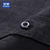 ROMON Men's 100% Linen Loose Fit Long Sleeve Shirt