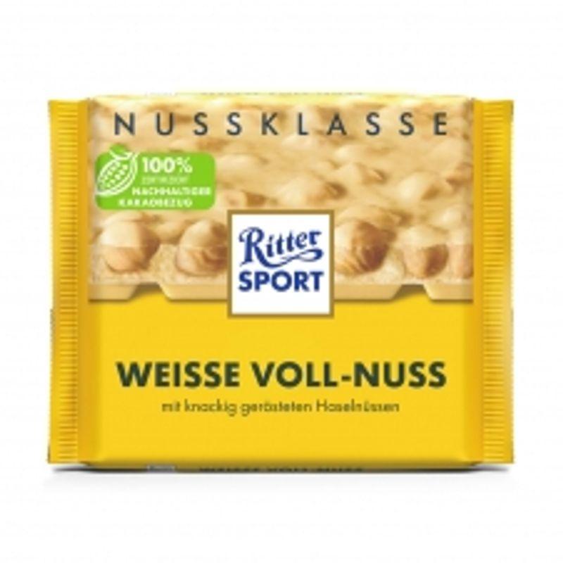 Ritter Sport Whole Hazelnut White Chocolate 100g