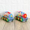 Transparent Rotating Locomotive with Colorful Lights and Music - Children's Birthday Gift