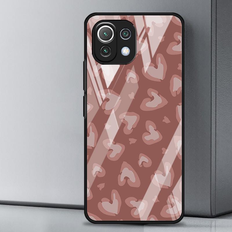 Case for Xiaomi Mi 10T 12X 13 12T 11T 11 Lite 10 Pro 12 Note 10 14 Glass Phone Cover Leopard Print