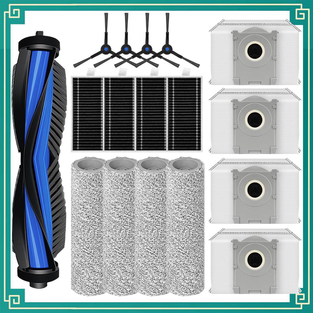 Accessories For Ecovacs X8 PRO OMNI / DEX56 Cleaner Main Side Brush Mop Cloth HEPA Filter Dust Bag Replacement Spare Parts