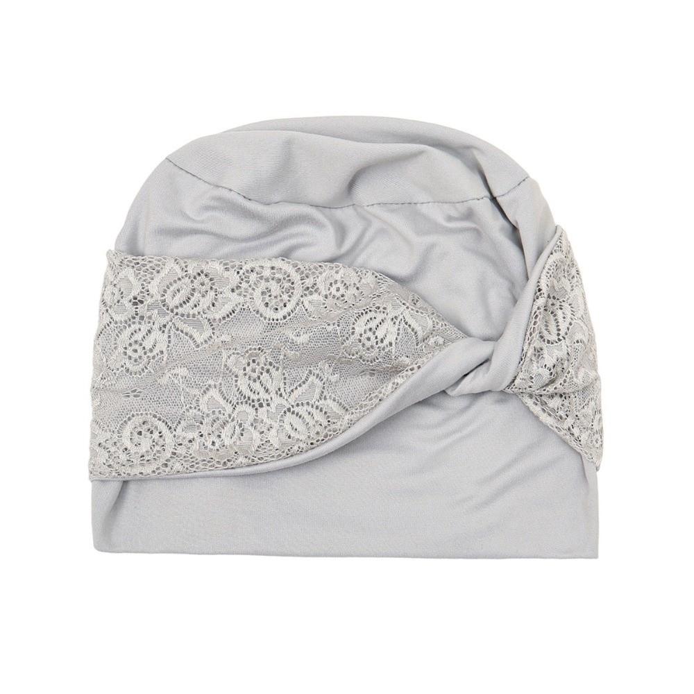 Elastic Headscarf Hat Breathable Beanie Hats Trendy Hijab Cap for Women