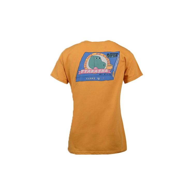 (WMNS) Vans Alphabet Printing Short Sleeve Yellow Women s VN0A4MNK50X M