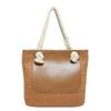 Simple and fashionable largecapacity bag women's summer new trend woven shoulder bag fashion casual bucket bag