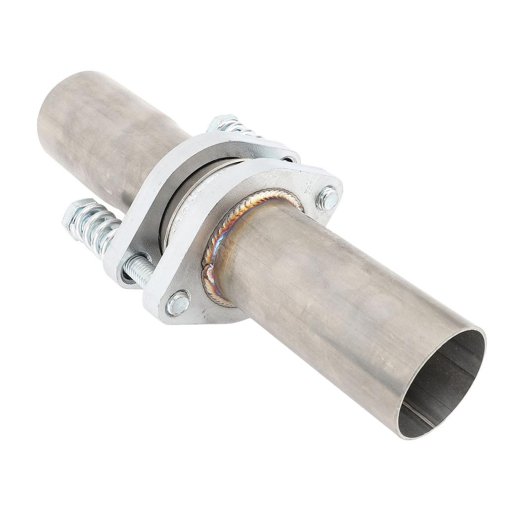 Exhaust Spring Bolt Flange Repair Pipe 1.9in OD to 1.8in OD Universal Spherical Joint Quick Fix Exhaust Flange
