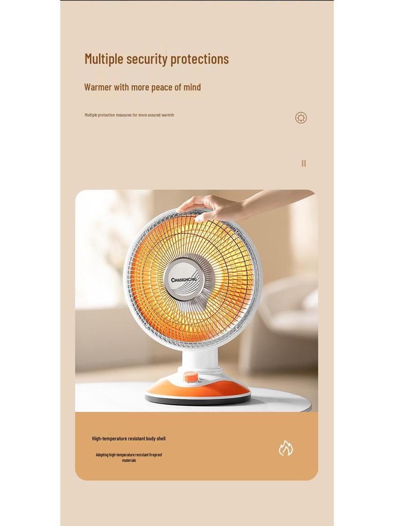 Little Sun Energy-Saving Heater: Rapid Heating Bathroom Fan & Compact Warmer