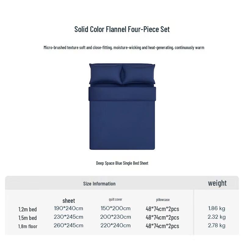 

Yaduo Planet Brushed 4-Piece Bedding Set