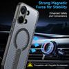 KEYSION Dutý kryt pro odvod tepla s MagSafe pro Xiaomi POCO X8 Pro Max Magnetické chlazení Skrytý stojánek Nárazuvzdorný kryt telefonu