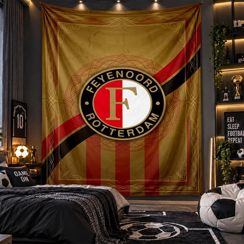 Wandbehang Feyenoord Druckstoff für Wohnzimmer Schlafzimmer Heimdekoration