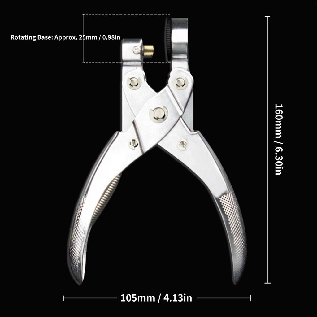 Lightweight 8mm Vinyl Bag Hole Puncher, Rust-proof and Easy To Clean.