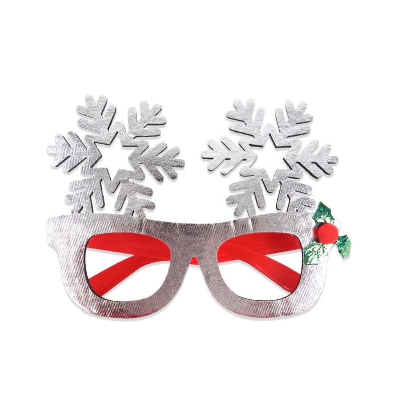 2026 Christmas Eyewear For Costumes Adults Kids Reusable Party Props Foldable Frame Costume Glasses