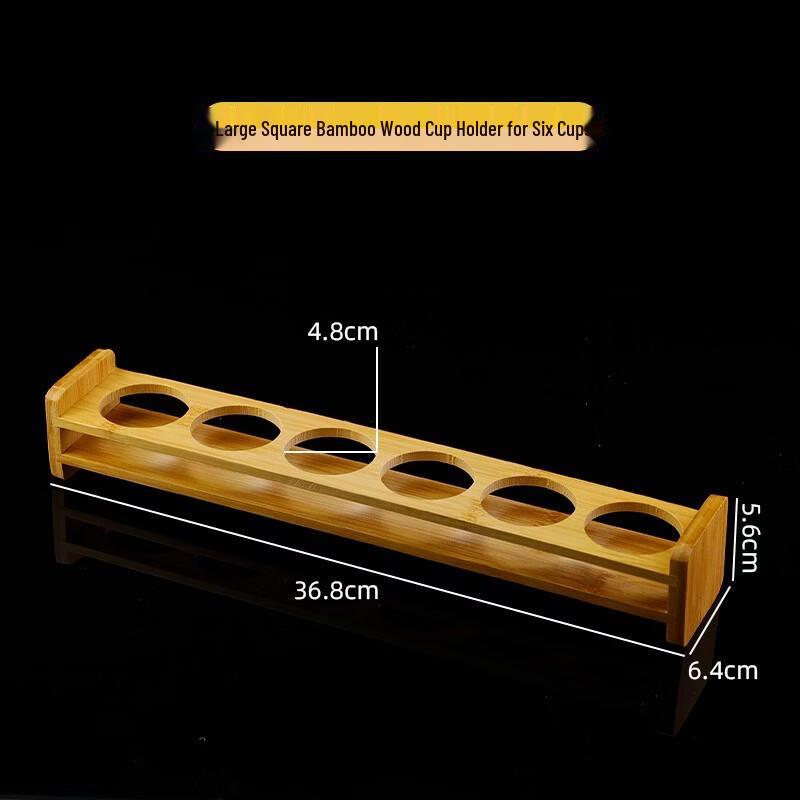 

Shangqi Bamboo & Wood Baijiu Drinkware Storage Rack