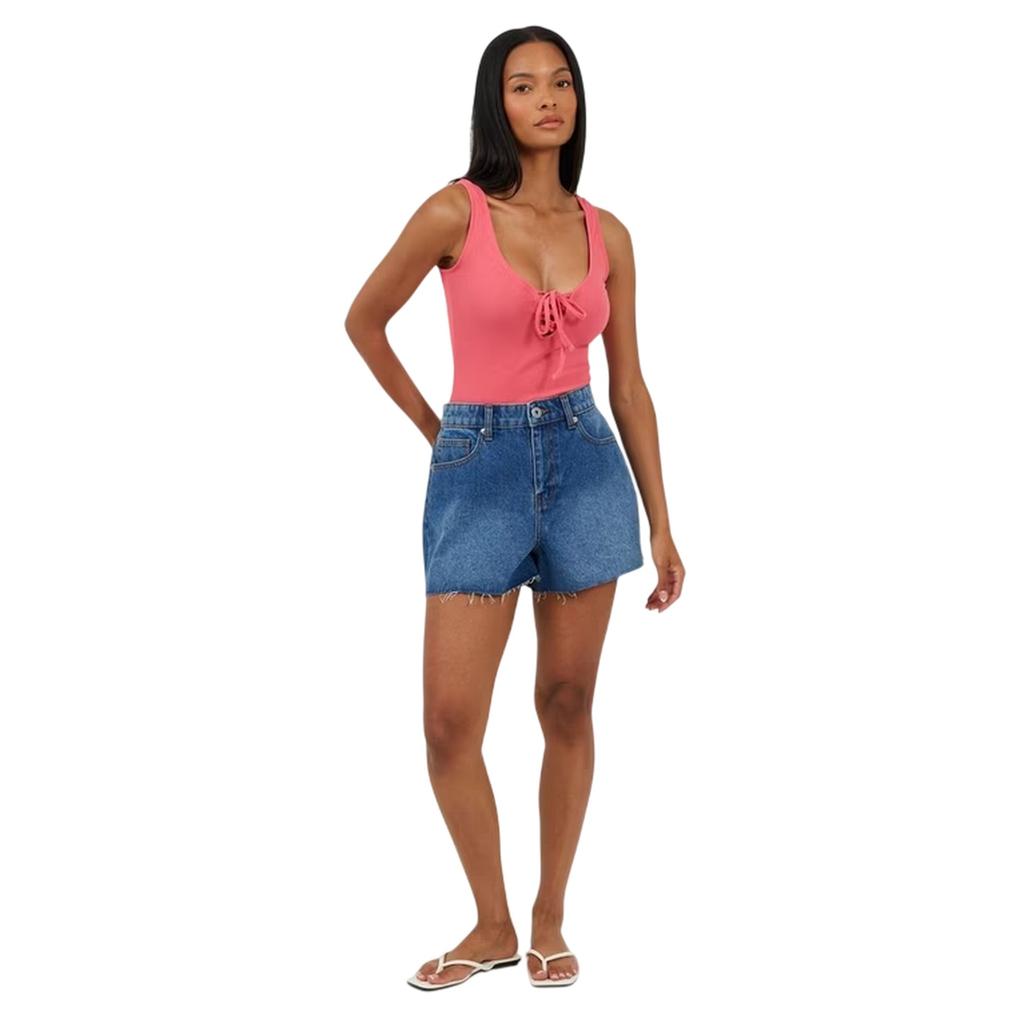 BRAVE SOUL Womens/Ladies Lace Up Bodysuit