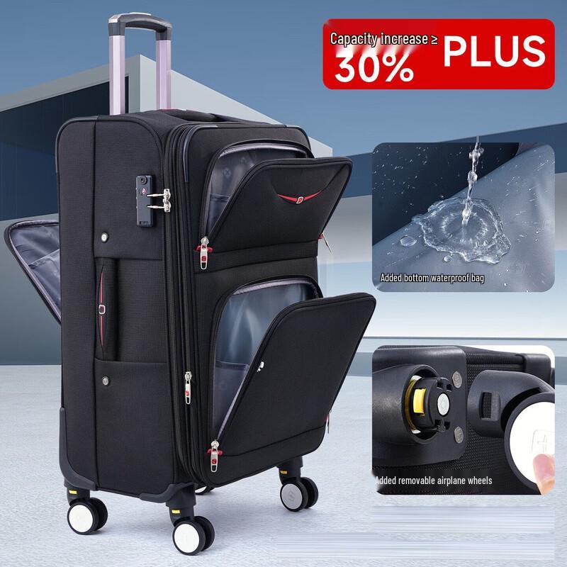 Jiehangzhe 22-inch Oxford Cloth Soft-Sided Luggage