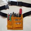 Verstärkte Leder Werkzeugtasche mit Gürtel Große Kapazität Werkzeug Robuste Bauweise Gürtel Werkzeug Organizer Tasche für Elektriker Zimmermann