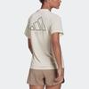 Adidas Running Logo Crew Neck Short Sleeve T-Shirt Women T-Shirts White HB9355