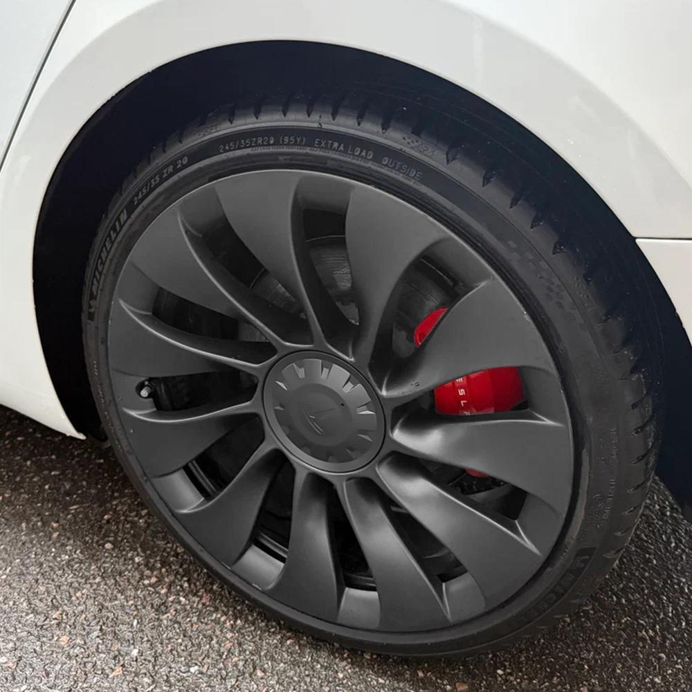 4PCS For Tesla Model Y Replacement Wheel Rim Cover 21Inch Car Wheel Center Cover Auto Hub Caps Original Covers Car Accessories