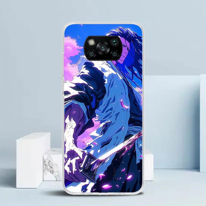 Bleach Kuchiki Byakuya Soft Cover for Xiaomi Poco F7 Ultra X7 X6 X5 Pro M7 Phone Case Redmi 15 15C 13 13C 12 12C 10 10C Print Sh