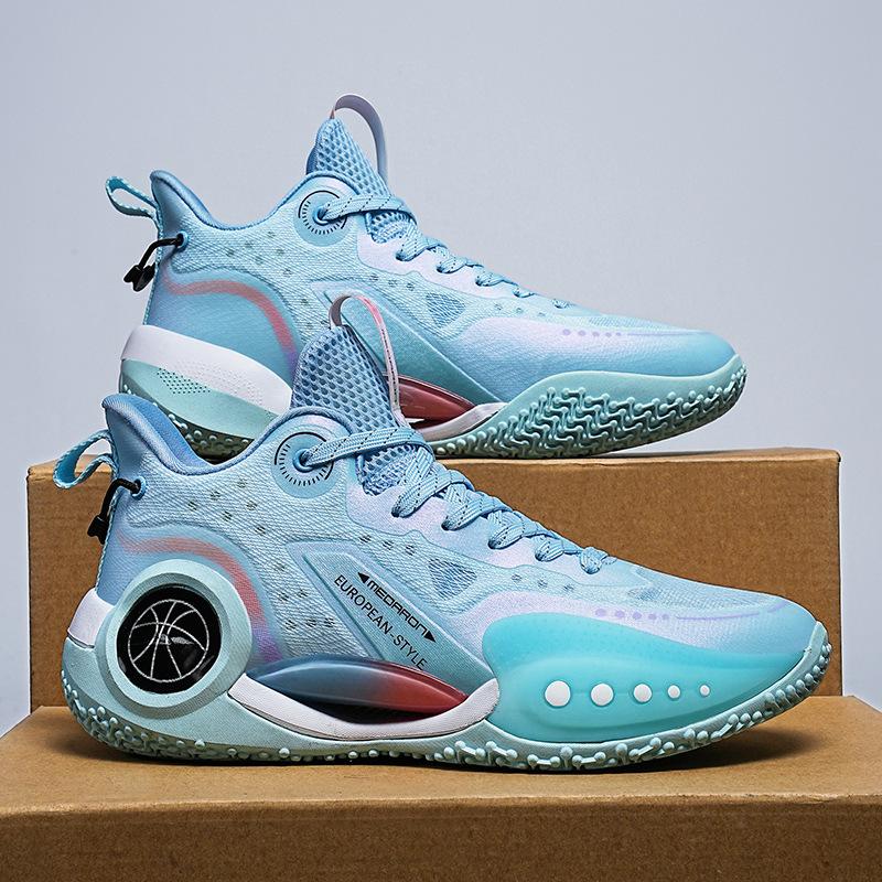

New high-quality basketball shoes for men and women, breathable, non-slip and shock-absorbing, professional competition training shoes for young s 46