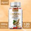 High-purity Ginseng Capsules, 2000 Mg Per Serving, Nutritional Supplement, Suitable for Both Men and Women.