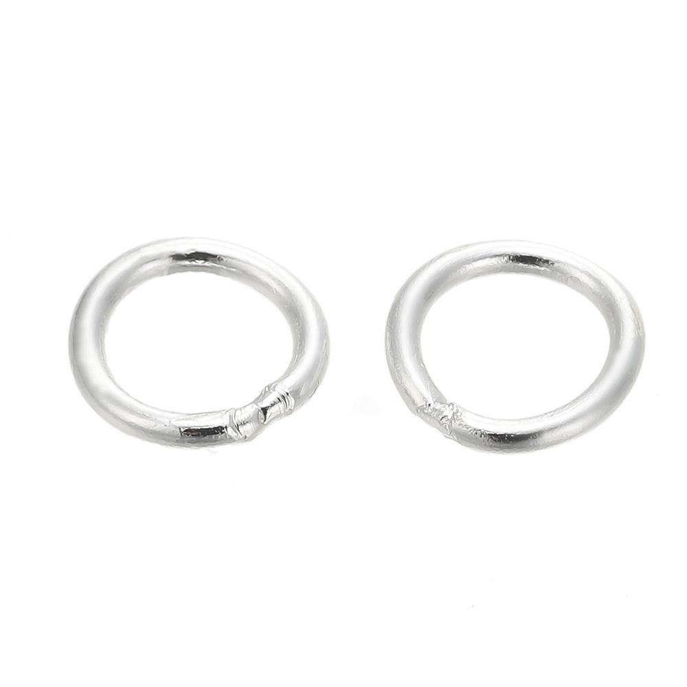 20/50pcs/lot 14K 18K Gold Plated Split Rings Connecting Ring Brass Close Jump Rings Accessories For Jewelry DIY Jewelry Material