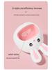 Mini Gel Nail Lamp - Adorable Rabbit Design, Quick-Drying, LED Gel, Won't Darken Hands, Perfect for Home Use