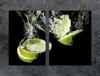 PIANO COTTURA IN VETRO PROTEZIONE 75x52 LIME