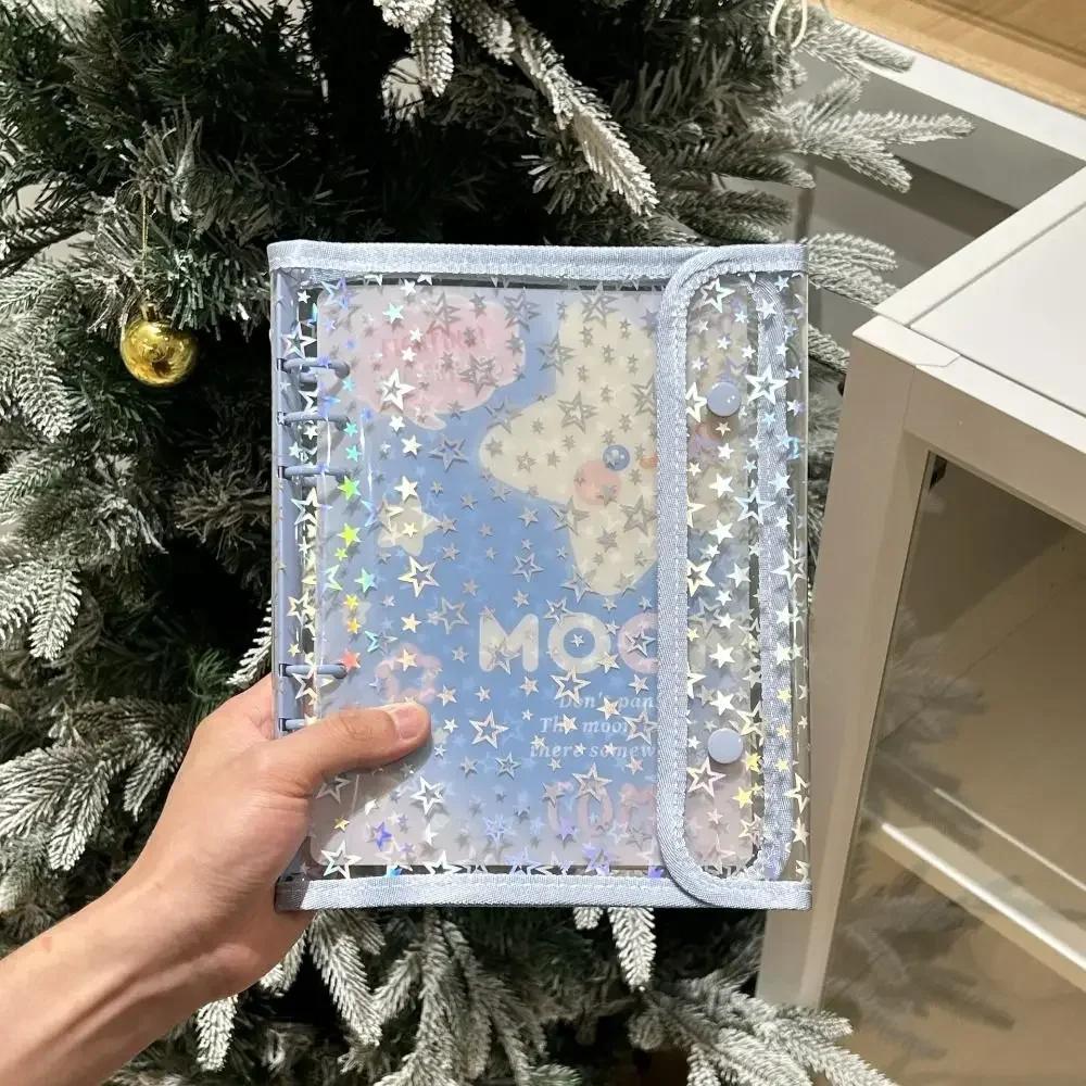 Kawaii A5 Binder Photo Album Waterproof Loose-leaf Photo Holder School Office Stationery Idol Pictures Storage Binder File Shell