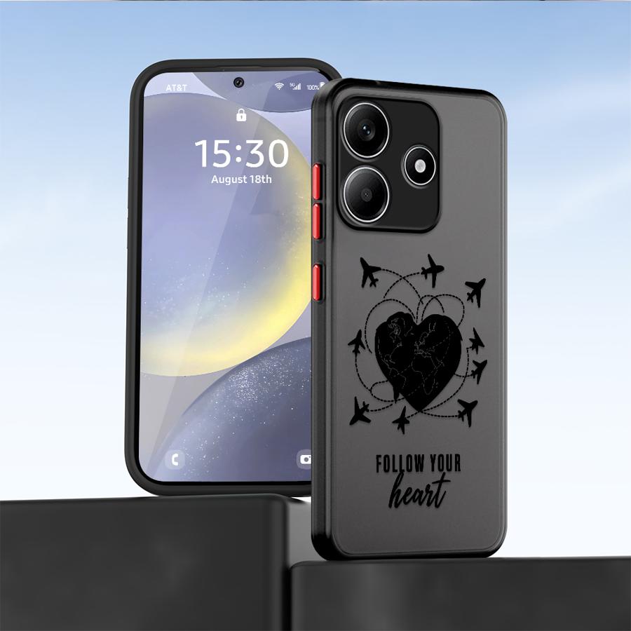 Funda Back Phone Cover Case for Xiaomi Redmi Note 14 12 A4 10 13C 14C 11 13 Pro Plus 9S Line Airplane Topographic