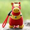 Lucky Horse Plush Ornament Realistic Horse Toy with Hanging Strap Year of The Horse Zodiac Gift for Car Decor Chinese New Year 2026 Souvenir