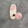 4Pcs Punch Free Wall Hooks Strong Load-bearing Creative Shape Self Adhesive Wall Mounted Clothes Key Towel Hangers