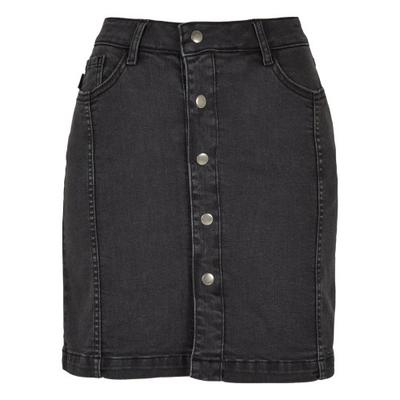 Urban Classics Damen/Damen Knopf Denim Stretchrock