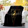 MKS Pogoń Szczecin Flannel Blanket Soft All-Season Throw, Design for Camping, Car Travel, Hiking Sofa, Bed, Office Perfect Gift for Parties