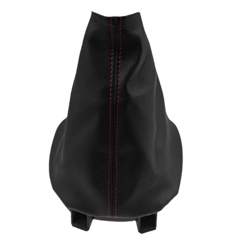 

Gear Shift Knob Gaiter Boot Transfer Lever Shifter Car Accessories For Seat Leon 1M1 Toledo II MK2 1998-2006 Manual Transmission Red Stitch Case only