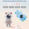 For Insta360 GO 3 Camera Silicone Case Spaceman Silicone Protective Cover Scratchproof Cartoon Silicone Case Camera Accessories