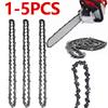 1-5pcs 12Inch Metal Chainsaw Chain 3/8 Pitch 22 Teeth 45 Drive Links Electric Saw Accessory Replacement Chainsaw Saw Chain
