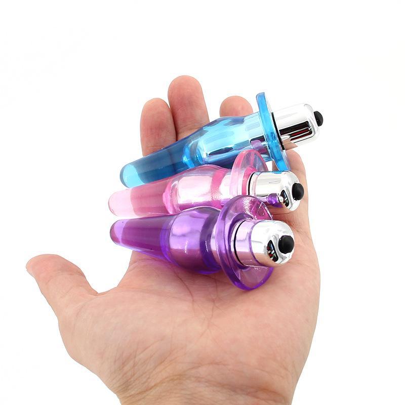 Silicone Vibrating Anal Plug with Bullet Egg - Unisex Adult Toy for Couples