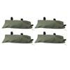 4pcs Flood Water Barrier Sand Bags Thickened Flood Prevention Sandbags for Flood Control 600D Oxford Cloth Canvas Green