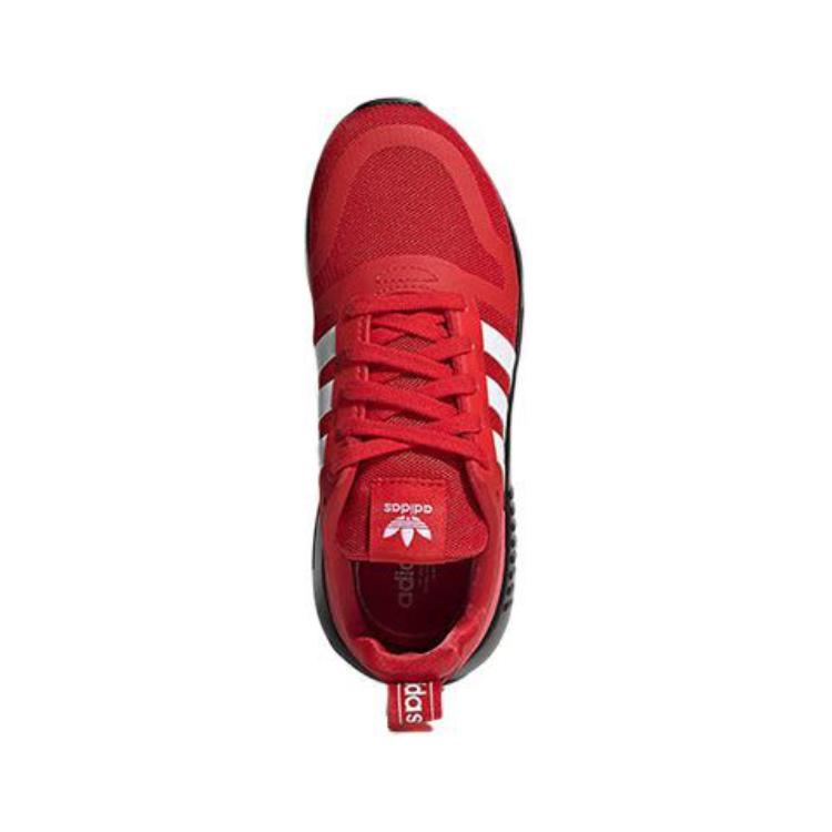 Adidas Multix Kinderschuhe Lebhaftes Rot Kinder-Sneaker Wolkenweiß Kernschwarz GW5544